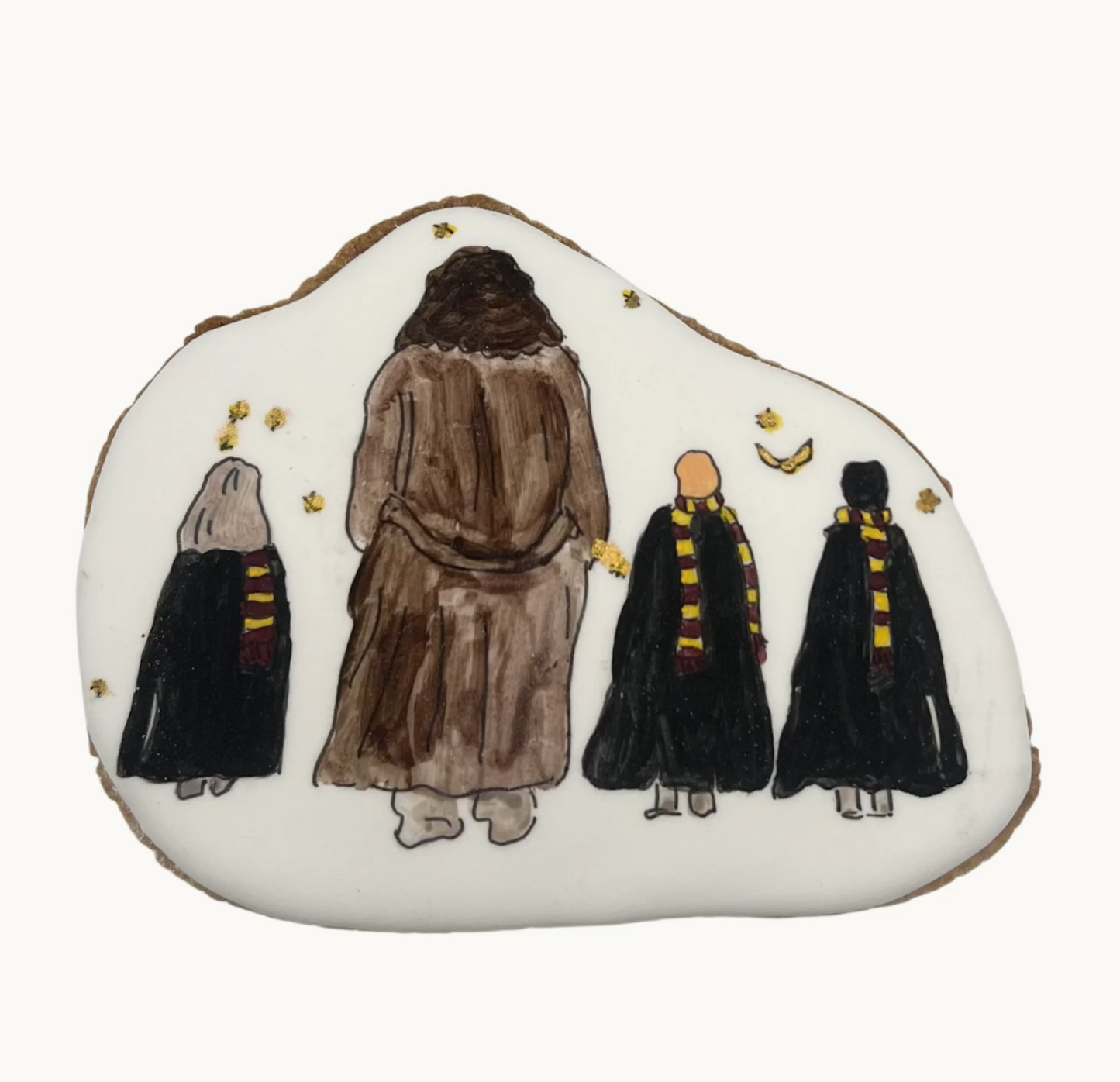 Harry Potter, Hagrid, Ron & Hermione