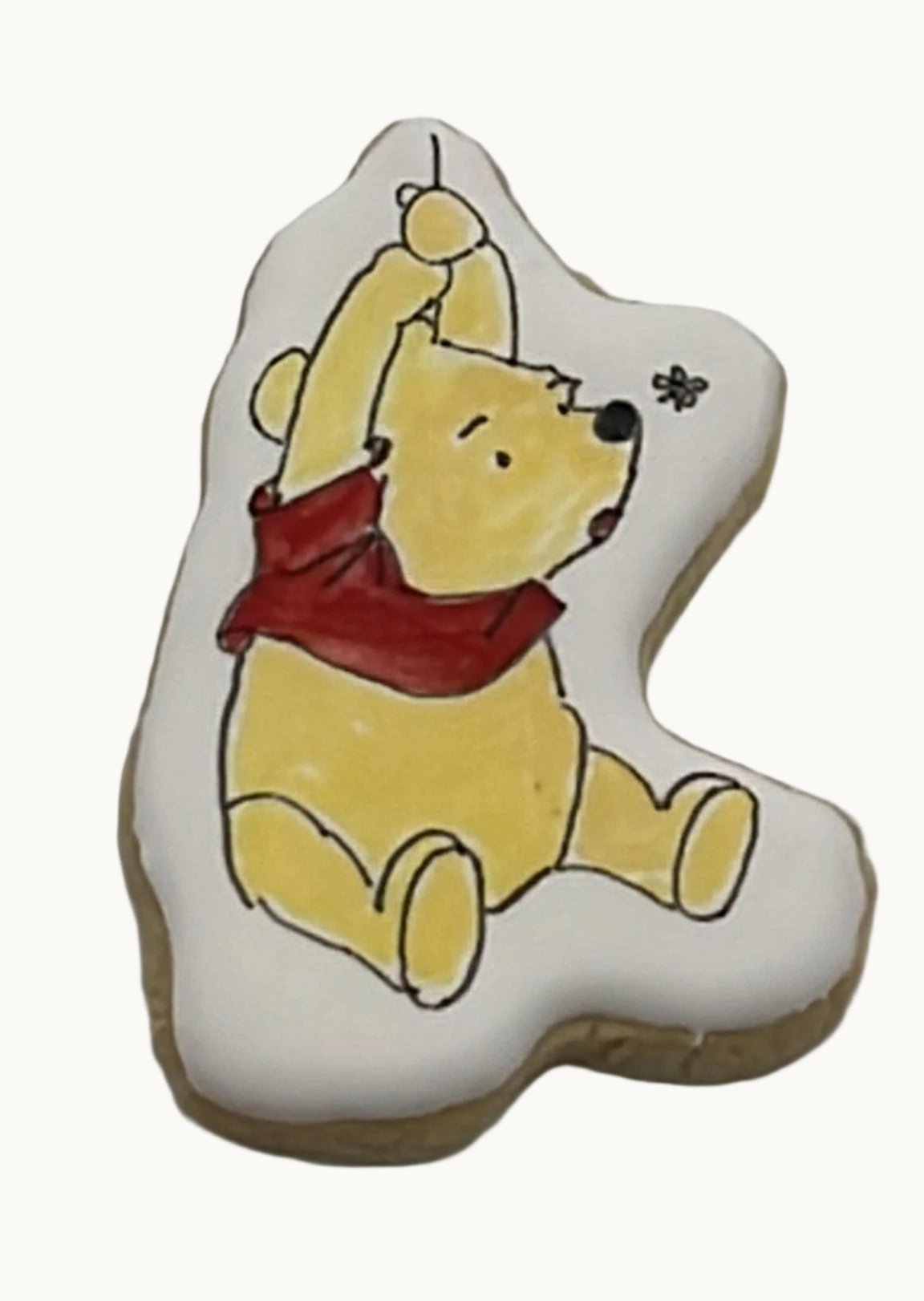 Winnie the Pooh with a bee